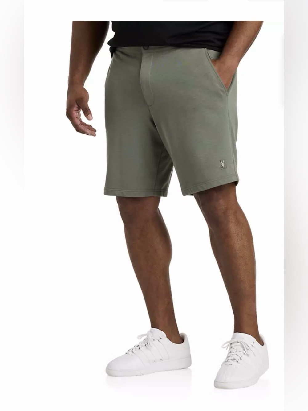 Psycho Bunny Men’s Big And Tall Dayton Sweatshort Agave Green